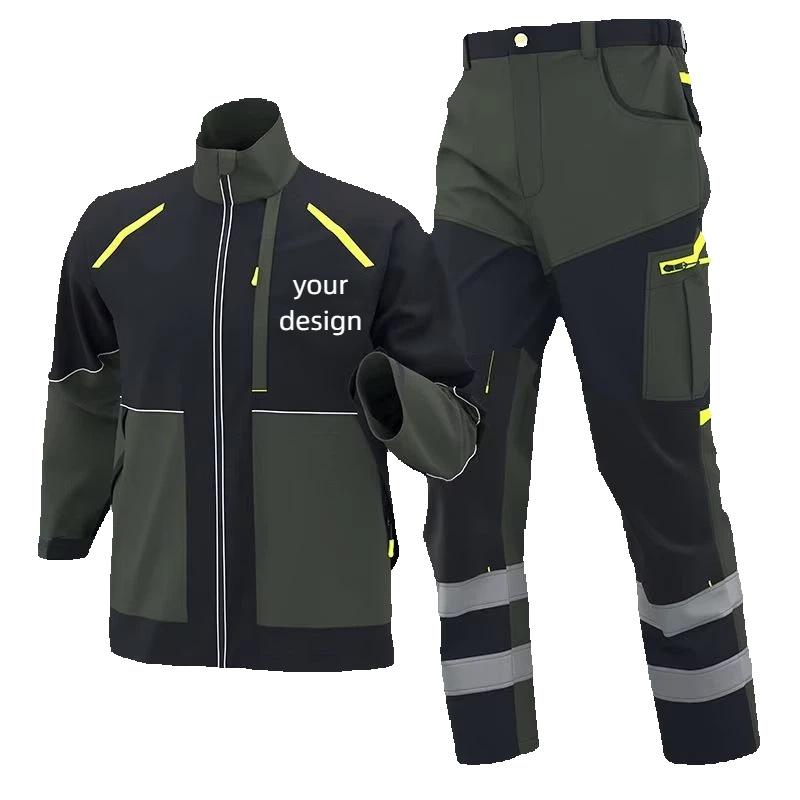 Workshop Tools Logo - Spring Autumn Anti Tear Work Clothes