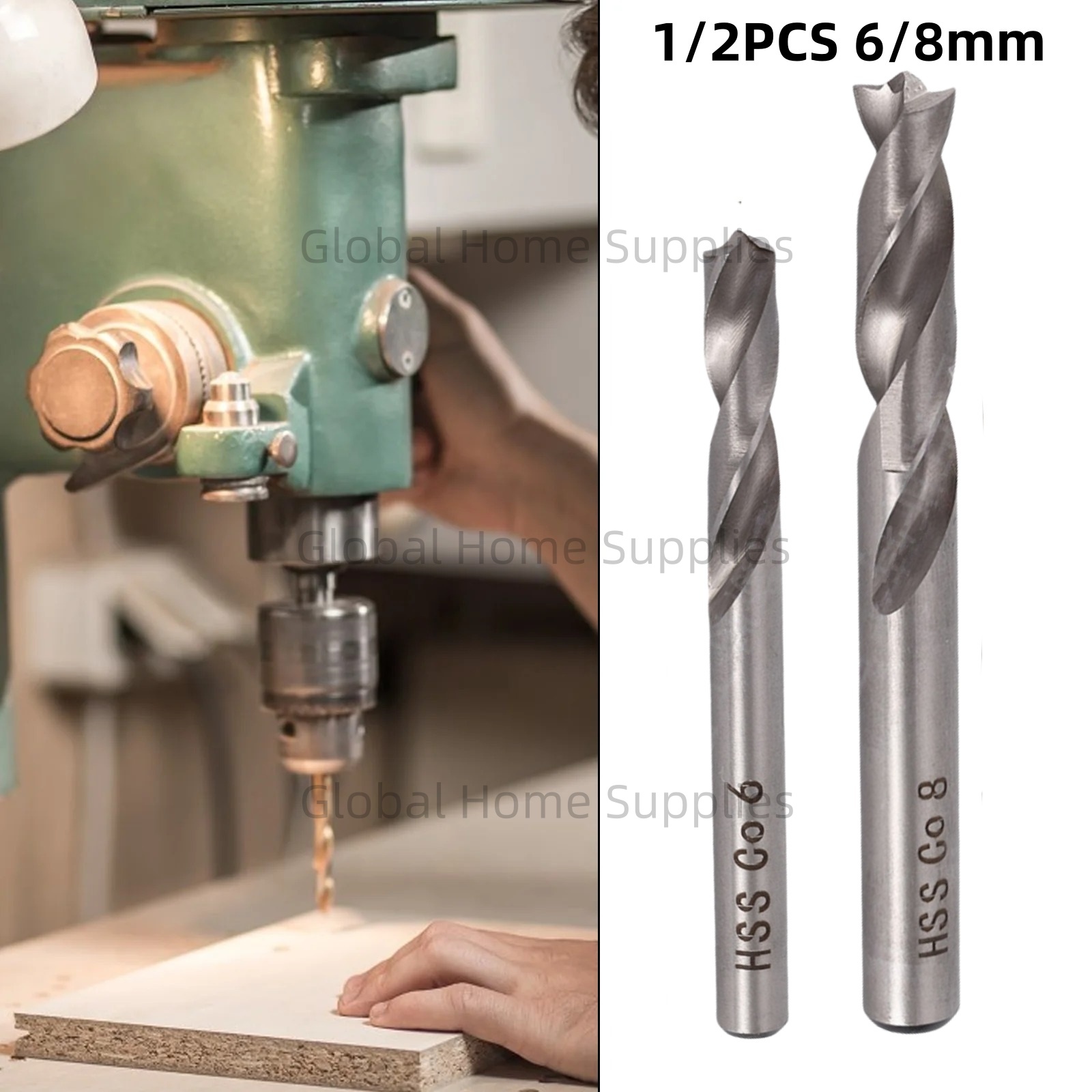 1/2pcs 6/8mm HSS CO Spot Weld  - Tools For Welding Workshop recension och pris