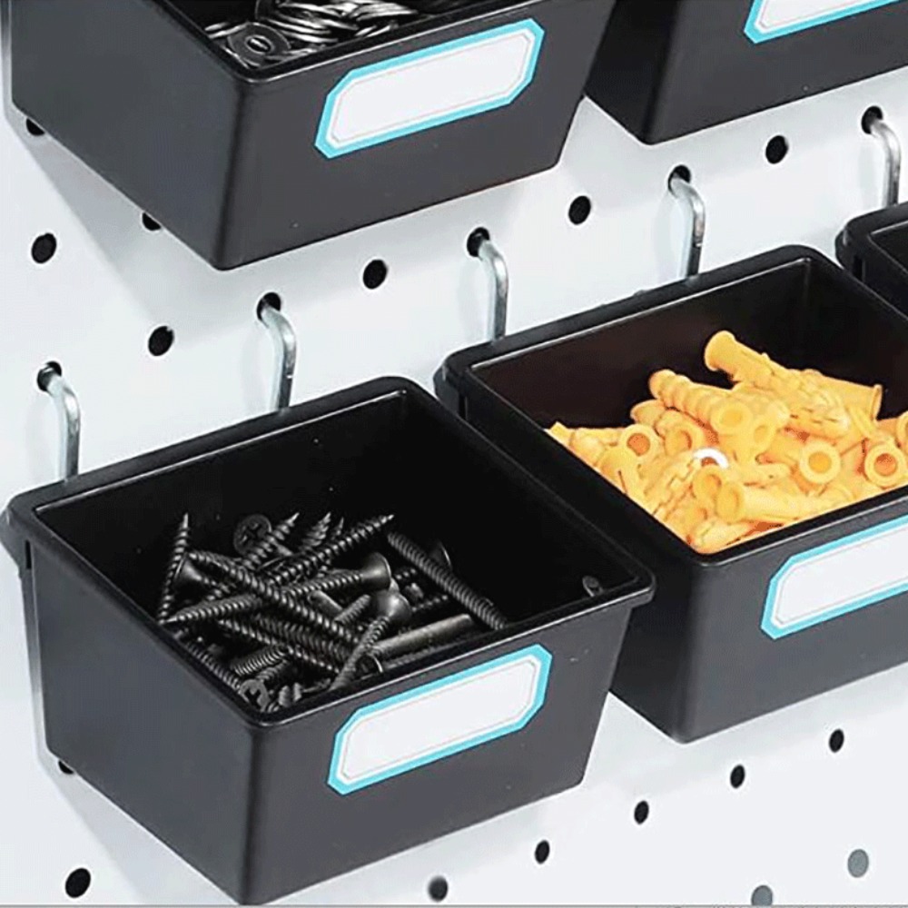 1/6 Sets Pegboard Bins with Ho - Tools Box For Workshop recension och pris