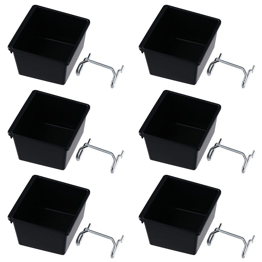1/6 Sets Pegboard Bins with Ho - Tools Box For Workshop recension och pris