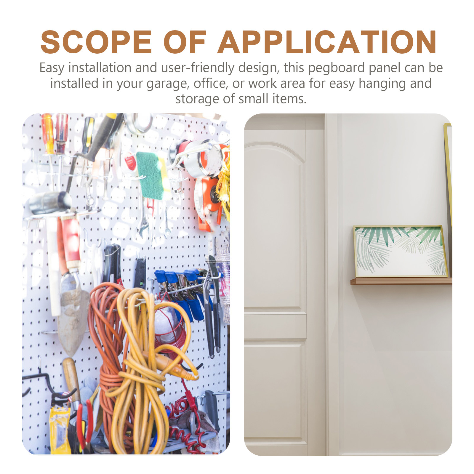 Metal Pegboard Panel Heavy Dut - Workshop Tools Board recension och pris