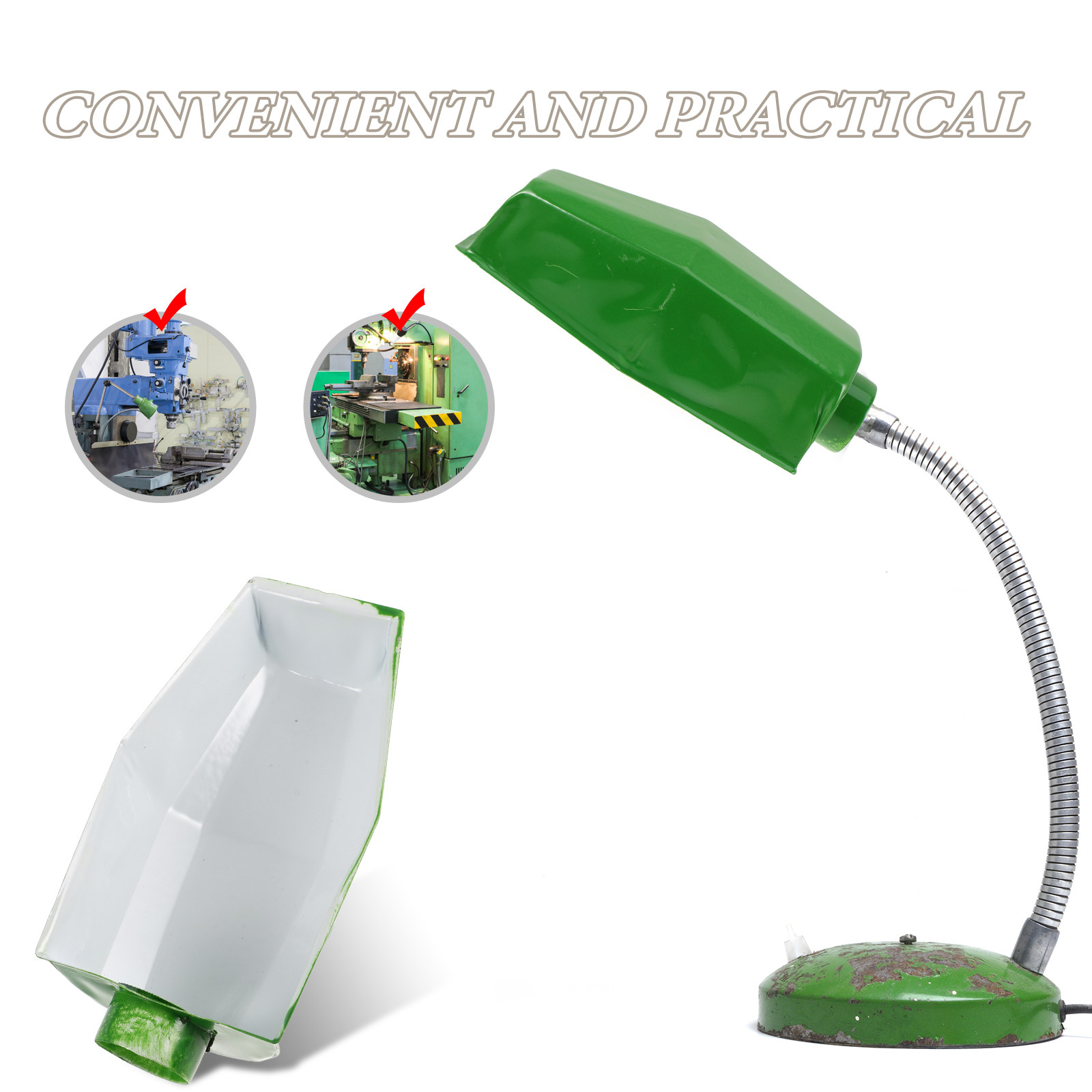 Machine Tool Lamp Shade Green  - Workshop Tools Machine recension och pris
