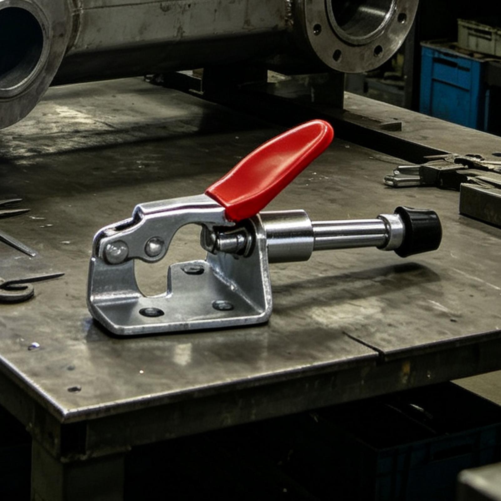 Horizontal Toggle Clamp 45kg H - Tools For Welding Workshop recension och pris