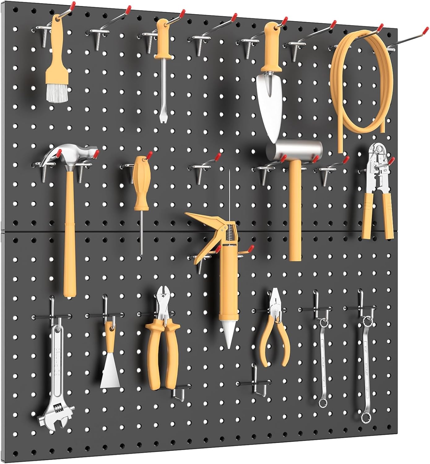 2pc [24x12 Inch Metal Pegboard - Workshop Tools Board recension och pris