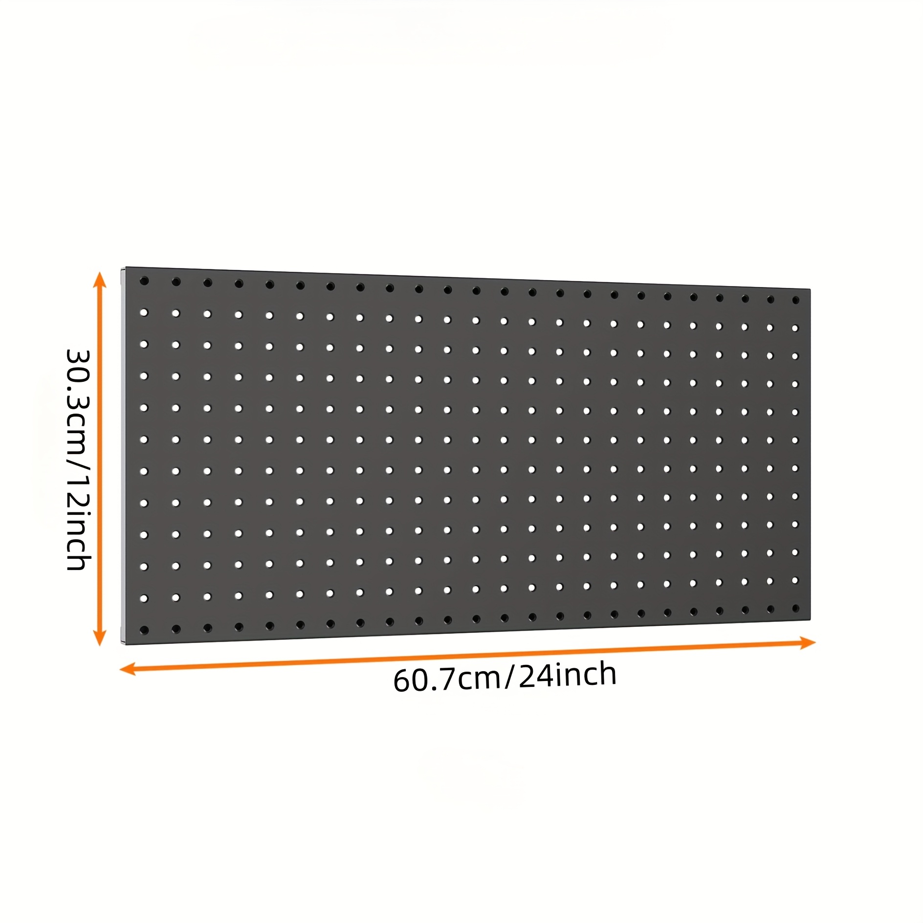 2pc [24x12 Inch Metal Pegboard - Workshop Tools Board recension och pris