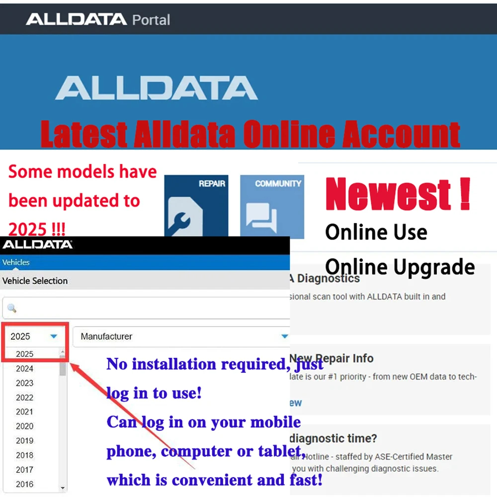 2027 Alldata CAR Data Newest O - Special Workshop Tools recension och pris