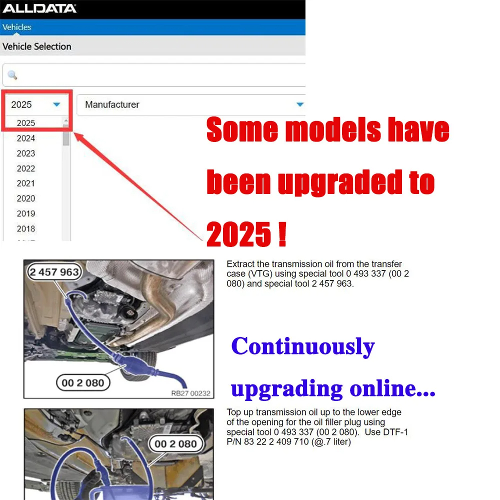 2027 Alldata CAR Data Newest O - Special Workshop Tools recension och pris