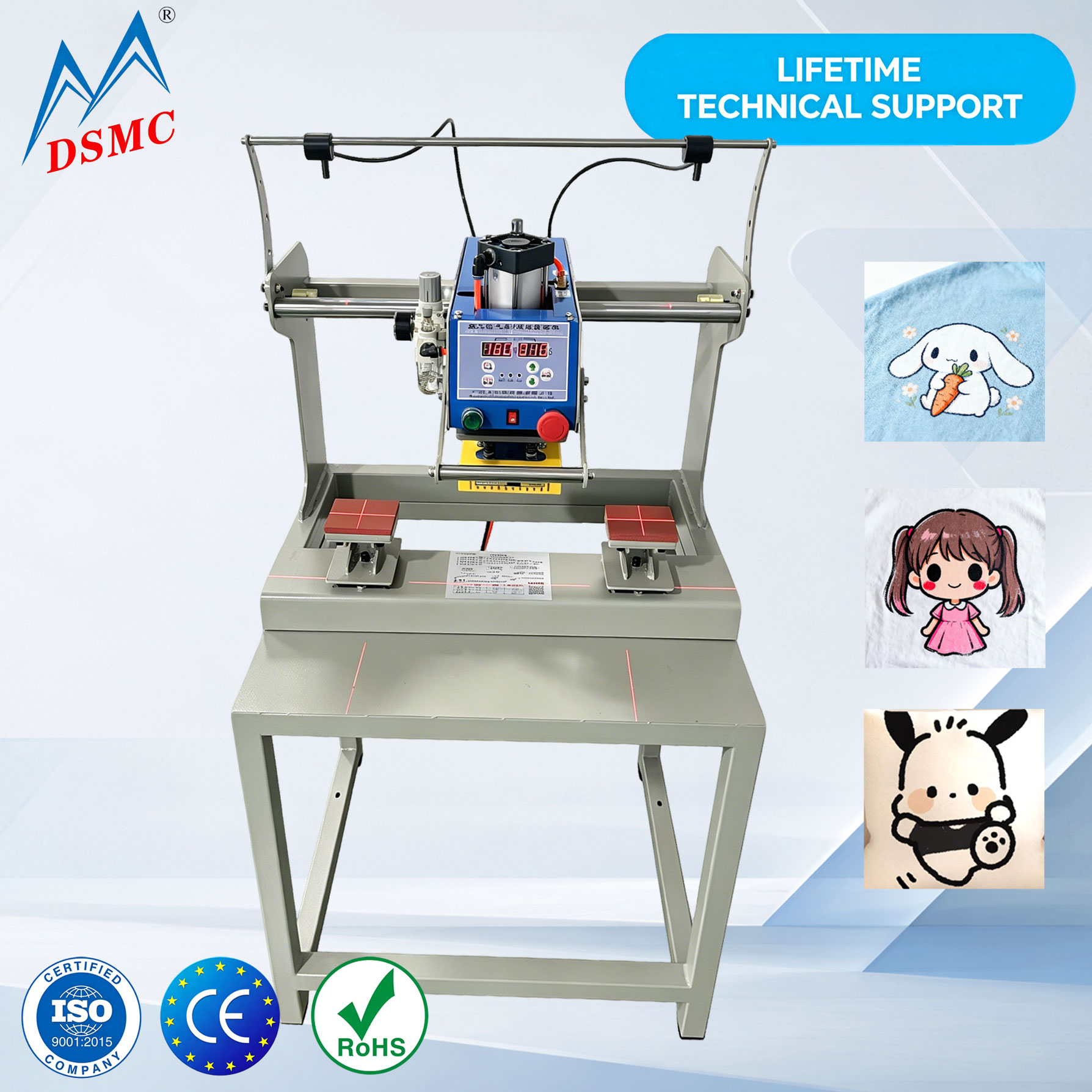 Double Station Heat Press Mach - Workshop Tools Logo recension och pris