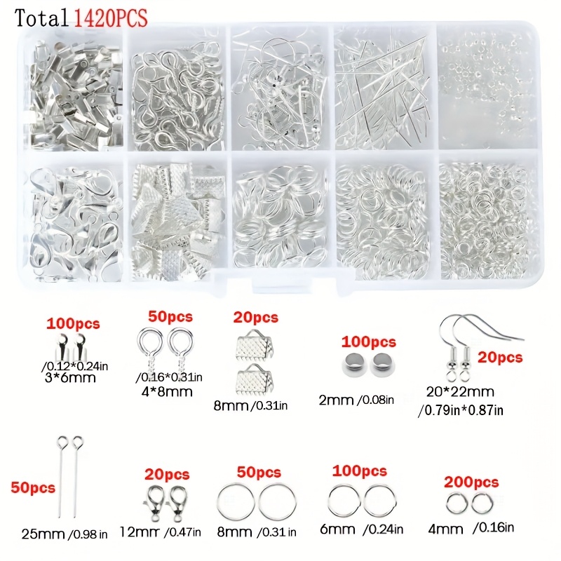 1420pcs 1box Jewelry Findings  - Tools Jewelry Making recension och pris