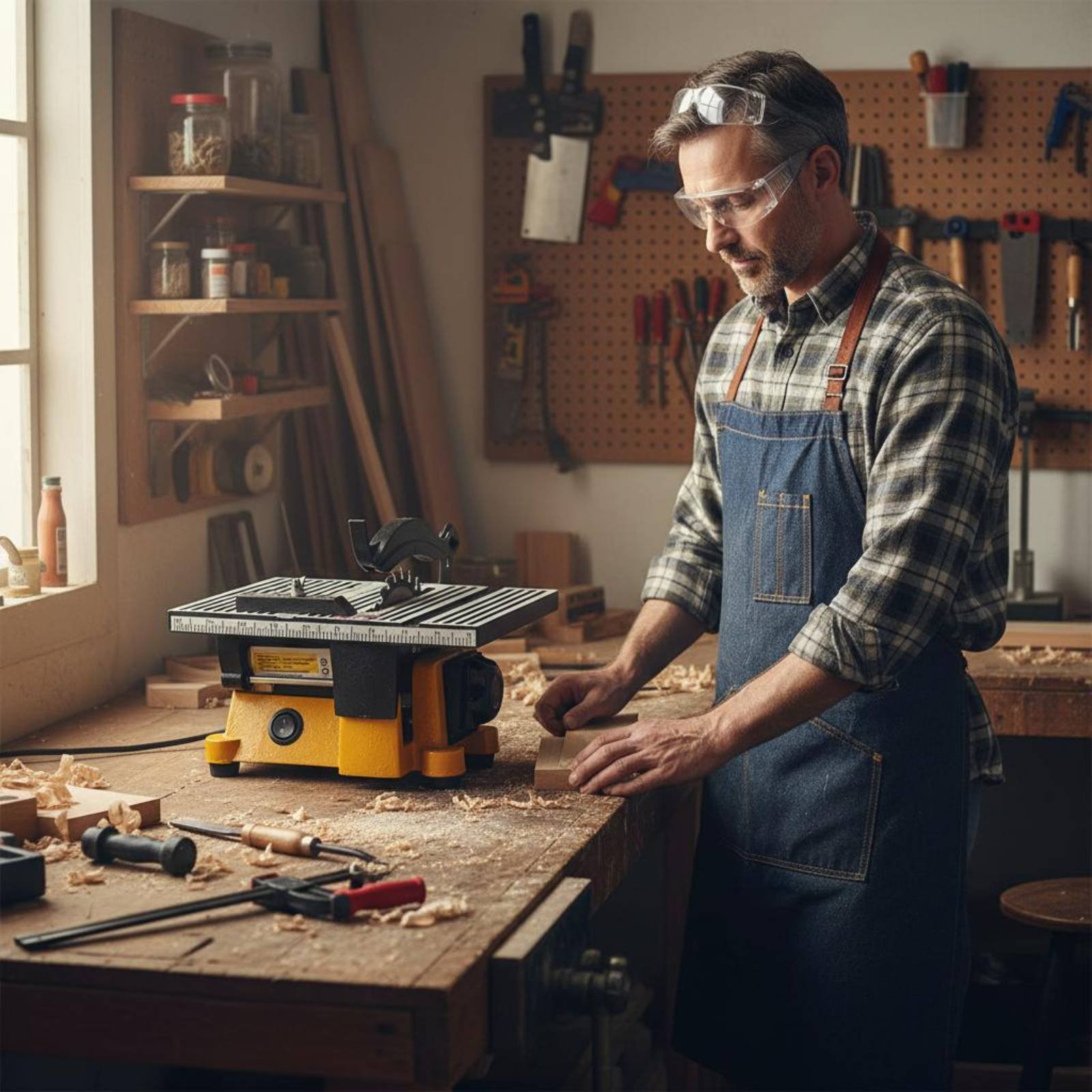 Mini Table Saw Portable Miniat - Workshop Tools Machine recension och pris